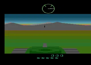 Battlezone gameplay screenshot on 2600