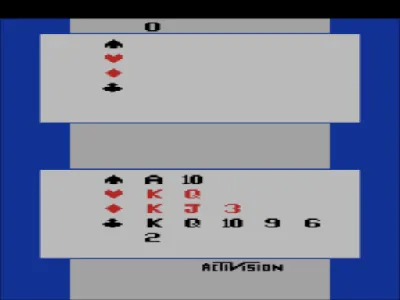Bridge gameplay screenshot on 2600