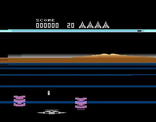 Buck Rogers: Planet of Zoom gameplay screenshot on 2600