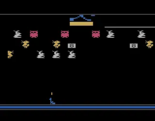 Carnival gameplay screenshot on 2600