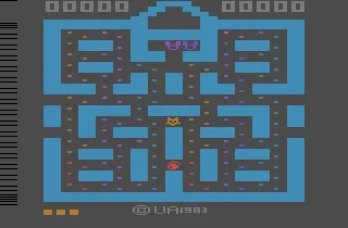Cat Trax gameplay screenshot on 2600