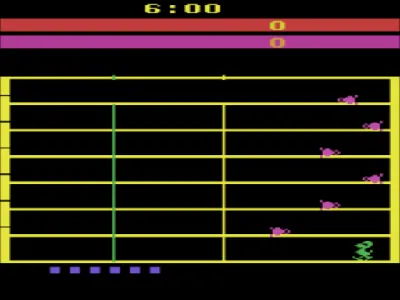 Challenge gameplay screenshot on 2600