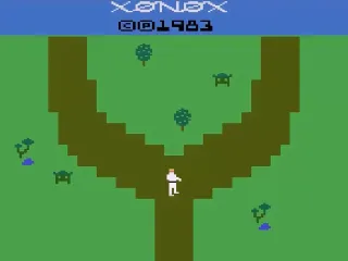 Chuck Norris Superkicks gameplay screenshot on 2600