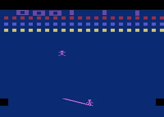 Circus Atari gameplay screenshot on 2600