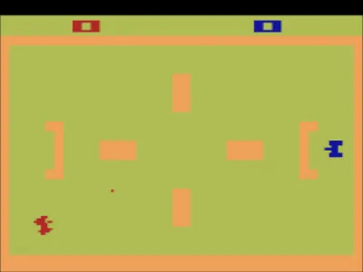 Combat ~ Tank-Plus gameplay screenshot on 2600