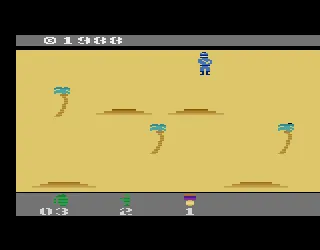 Commando gameplay screenshot on 2600