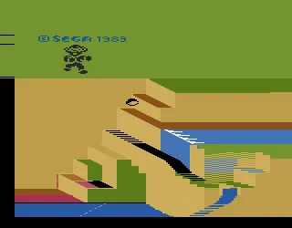 Congo Bongo gameplay screenshot on 2600