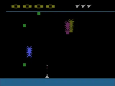 Cosmic Swarm gameplay screenshot on 2600