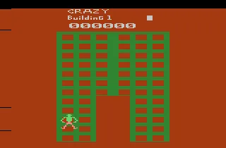 Crazy Climber gameplay screenshot on 2600