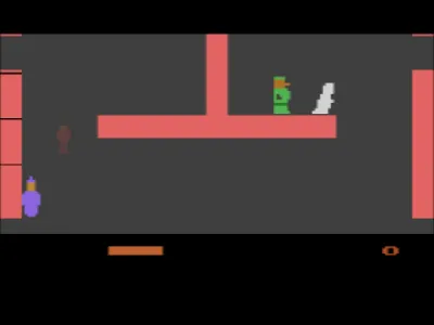 Dandy gameplay screenshot on 2600