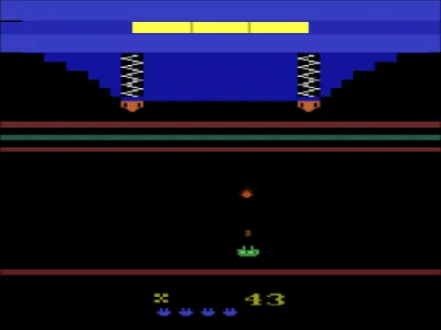 Death Trap gameplay screenshot on 2600