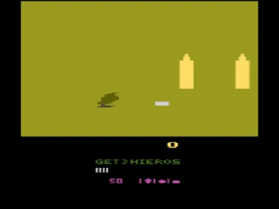 Desert Falcon gameplay screenshot on 2600