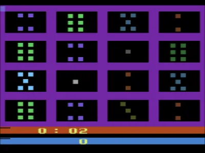 Dice Puzzle gameplay screenshot on 2600