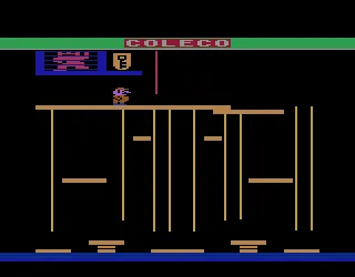Donkey Kong Jr. gameplay screenshot on 2600