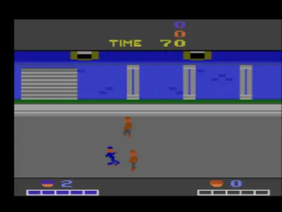 Double Dragon gameplay screenshot on 2600
