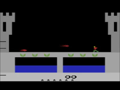 Dragonfire gameplay screenshot on 2600