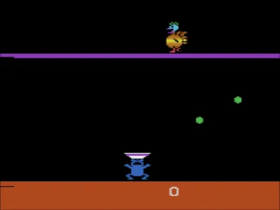 Eggomania gameplay screenshot on 2600