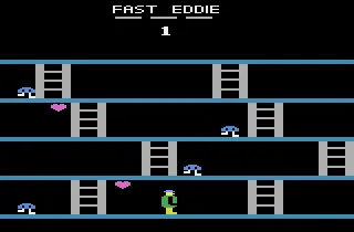 Fast Eddie gameplay screenshot on 2600