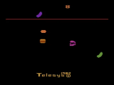 Fast Food gameplay screenshot on 2600