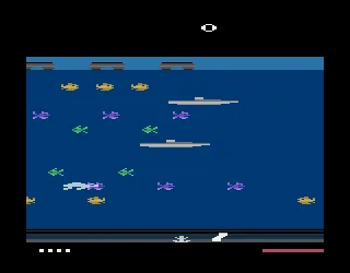 Frogger II: ThreeeDeep! gameplay screenshot on 2600