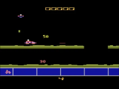 Gas Hog gameplay screenshot on 2600
