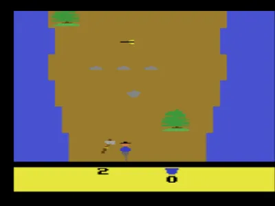 Gauntlet gameplay screenshot on 2600