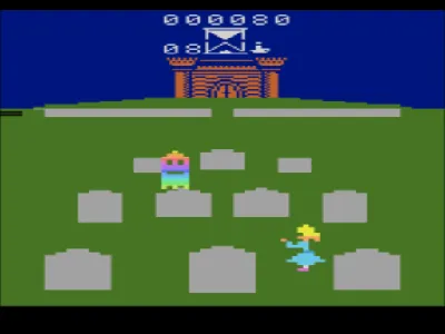 Ghost Manor gameplay screenshot on 2600