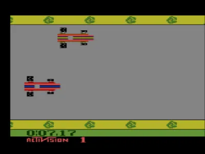 Grand Prix gameplay screenshot on 2600
