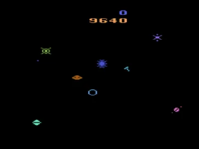 Gravitar gameplay screenshot on 2600