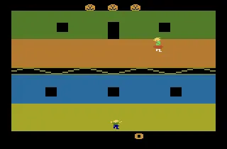 Halloween gameplay screenshot on 2600