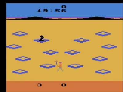 Hole Hunter gameplay screenshot on 2600
