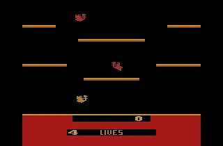 Joust gameplay screenshot on 2600
