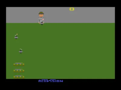 Kaboom! gameplay screenshot on 2600