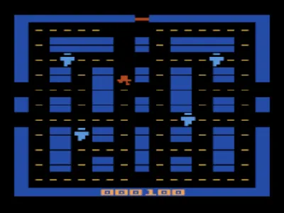 Lock 'n' Chase gameplay screenshot on 2600