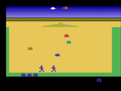 Lost Luggage gameplay screenshot on 2600