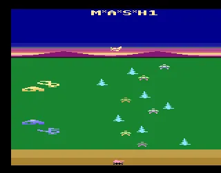 M*A*S*H gameplay screenshot on 2600