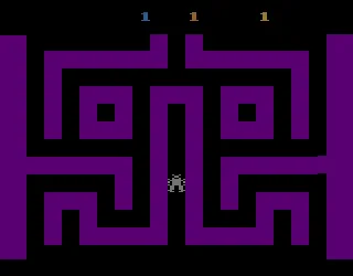 Mines of Minos gameplay screenshot on 2600