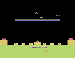 Missile Control gameplay screenshot on 2600