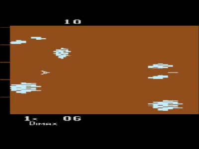 Missile War ~ Astro War gameplay screenshot on 2600