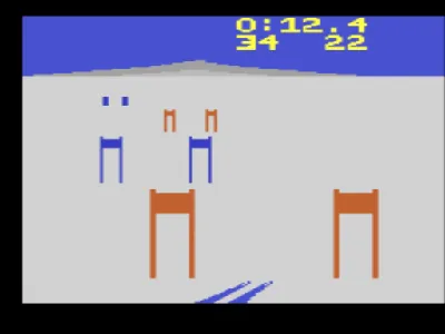 Mogul Maniac gameplay screenshot on 2600