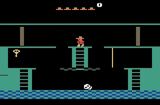 Montezuma's Revenge: Featuring Panama Joe gameplay screenshot on 2600