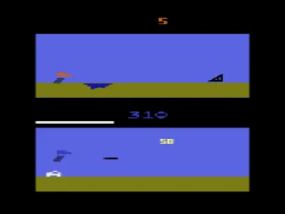 MotoRodeo gameplay screenshot on 2600