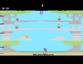 Nuts gameplay screenshot on 2600