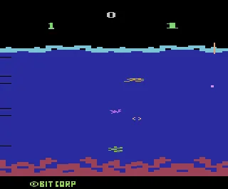 O Monstro Marinho gameplay screenshot on 2600