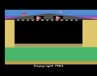 Oink! gameplay screenshot on 2600