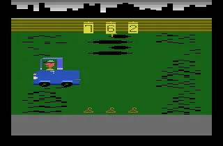 Oscar's Trash Race gameplay screenshot on 2600