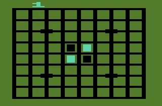 Othello gameplay screenshot on 2600