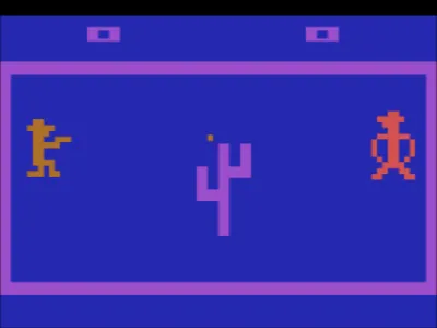 Outlaw ~ Gunslinger gameplay screenshot on 2600