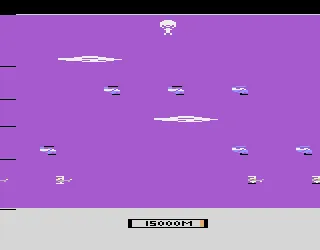 Parachute gameplay screenshot on 2600