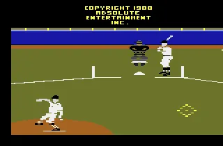 Pete Rose Pennant Fever gameplay screenshot on 2600
